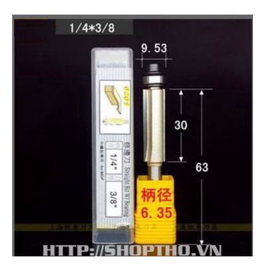 Mũi phay thẳng ARDEN 0201 - bi dưới chuyên dùng để chép hình