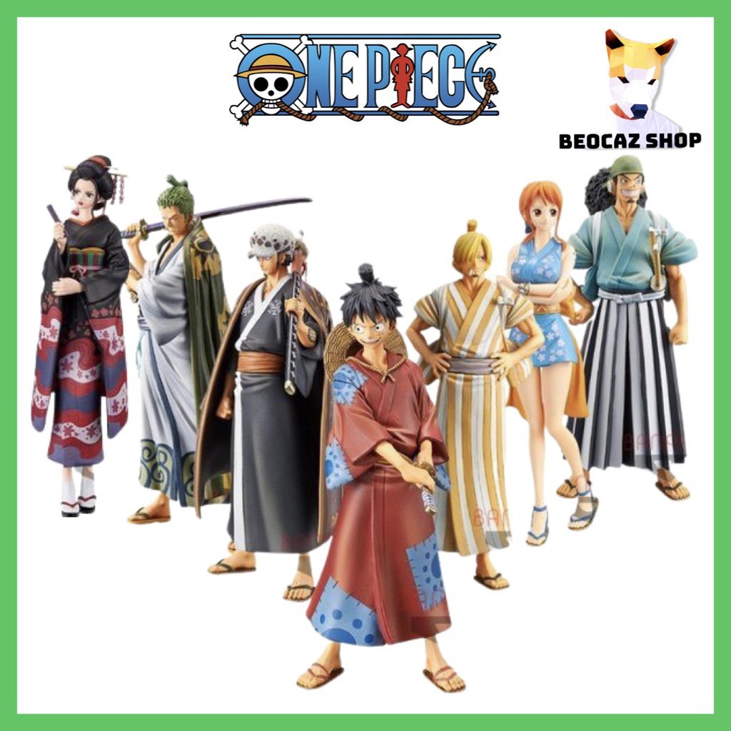 [Tách Lẻ] Mô Hình One Piece 08 nhân vật Luffy Zoro Sanji Ussop Nami Nico Okiku Chopper