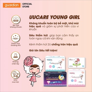 Băng vệ sinh ban ngày uucare young girl 24cm gói 16 miếng - ảnh sản phẩm 4