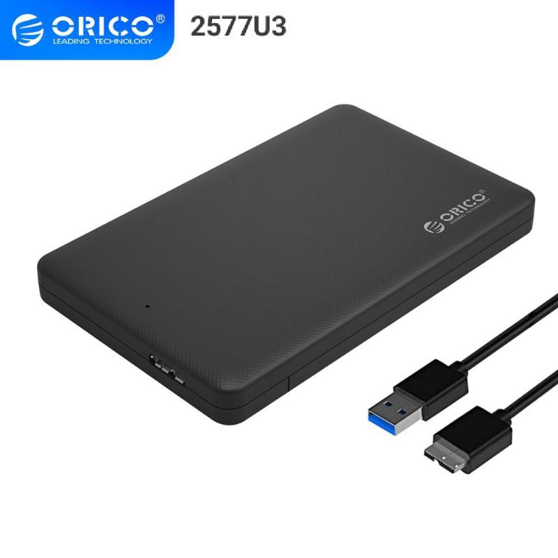 Box ổ cứng 2.5'' Orico 2577U3 Sata 3.0 - Dùng cho HDD, SSD-Hàng Chính Hãng Bảo Hành 12 Tháng