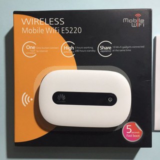 [GIÁM GIÁ] BỘ PHÁT WIFI 3G 4G HUAWEI E5220 TỐC ĐỘ 21.6MBPS