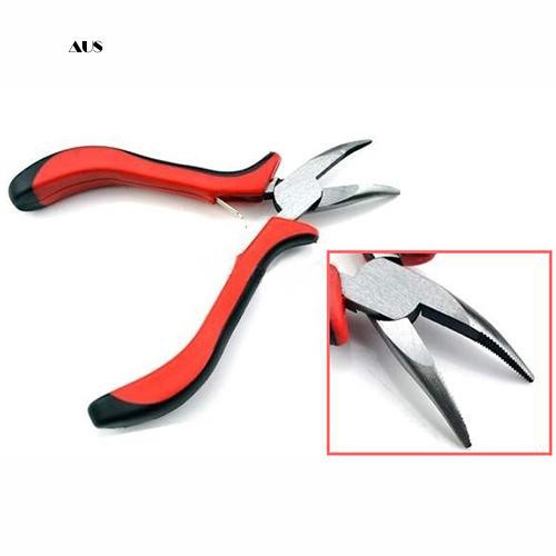 ♔Bộ Dụng Cụ Kìm Kéo Dài Tóc + Móc + 100 Hạt Nối Bằng Silicone