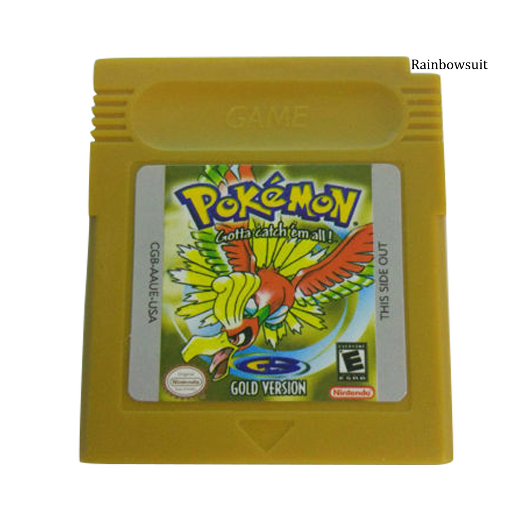 NINTENDO Thẻ Game Pokemon Gbc Phiên Bản Giới Hạn