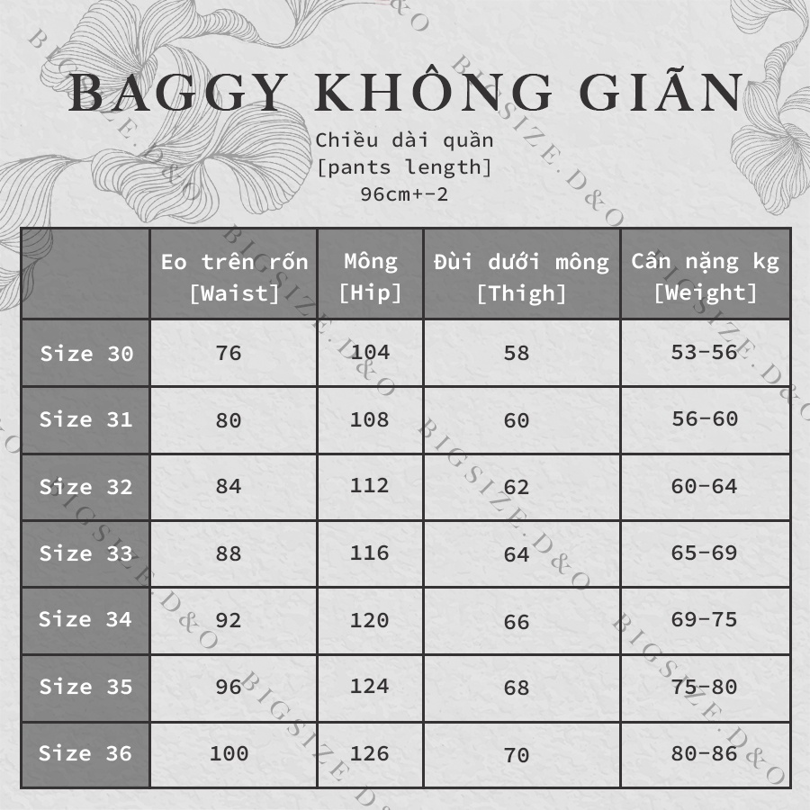 [Size 30-36] Quần Baggy Jeans Xanh Nhạt Trơn, Không Co Giãn, Form Đẹp