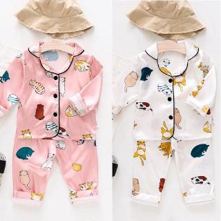 Bộ Đồ Ngủ Pijama Dài Tay Màu Trơn Cho Bé Trai