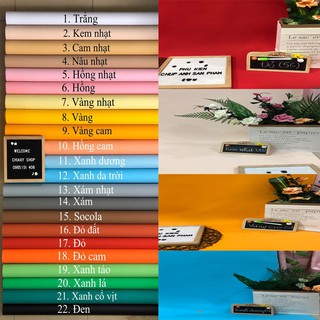 [ MẪU 2021, 22 MÀU, 5 SIZE] Phông Nền Chụp Ảnh, Background, Thảm Decor, Giấy Màu Pastel, Phụ Kiện Chụp Ảnh