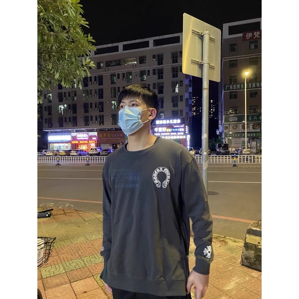Áo sweater Chrome hearts nam nữ cao cấp khoá sườn