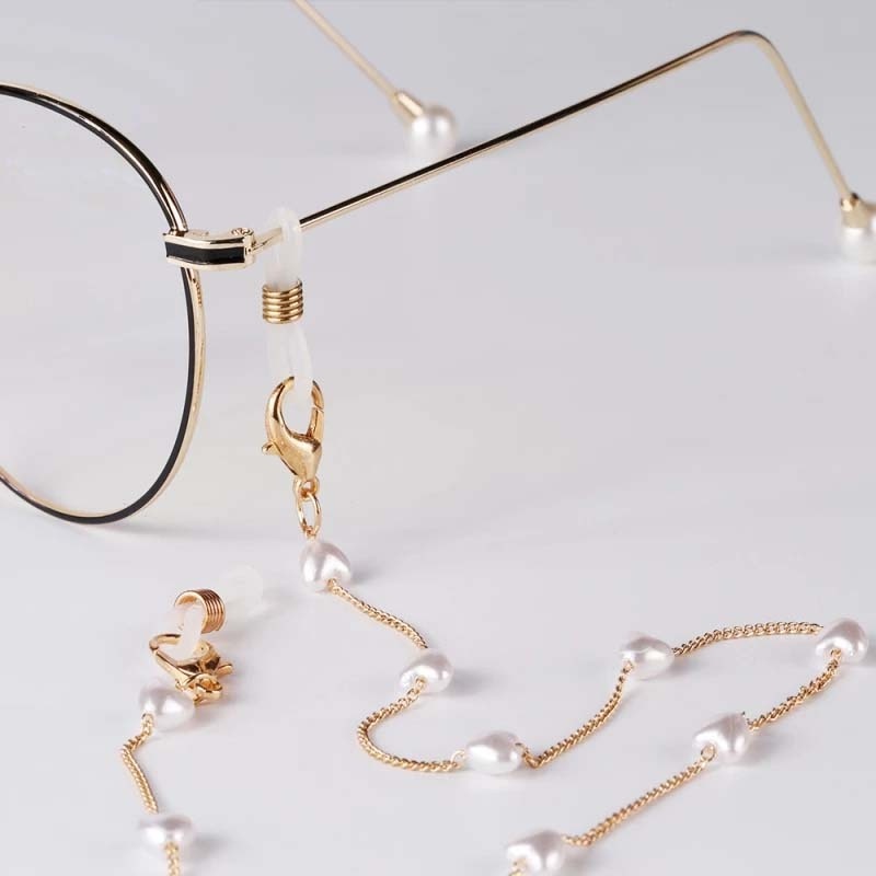 Dây đeo mắt kính 72cm chống trượt hình trái tim thanh lịch