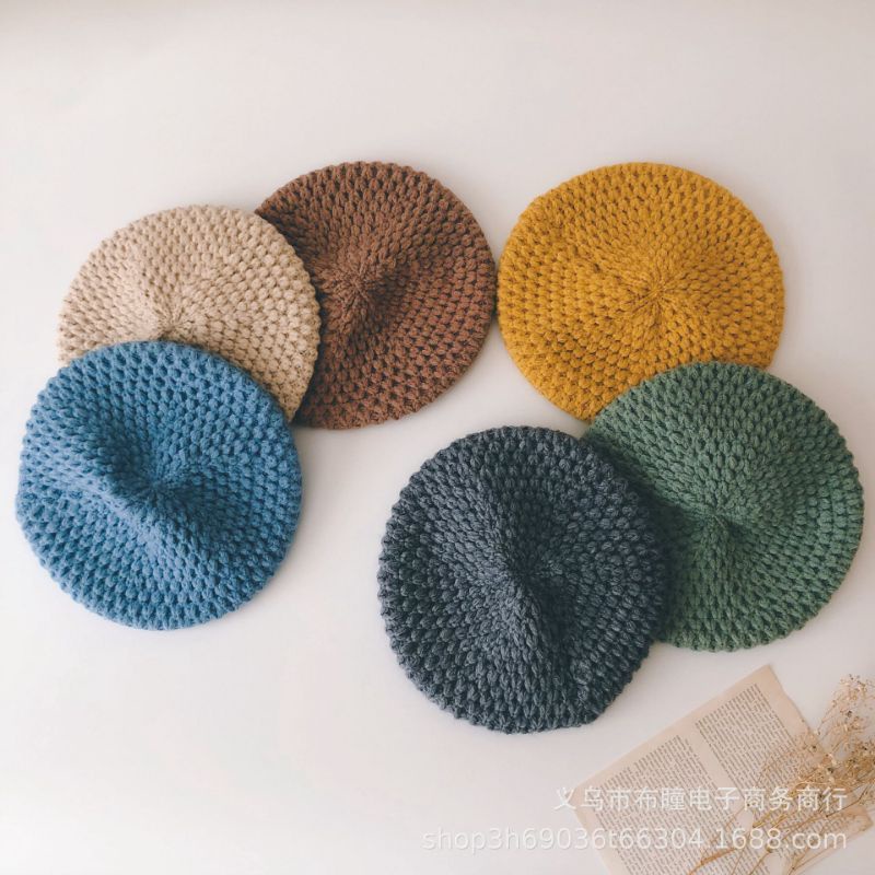 Mũ nồi len móc cho bé từ 6 tháng- 3 tuổi