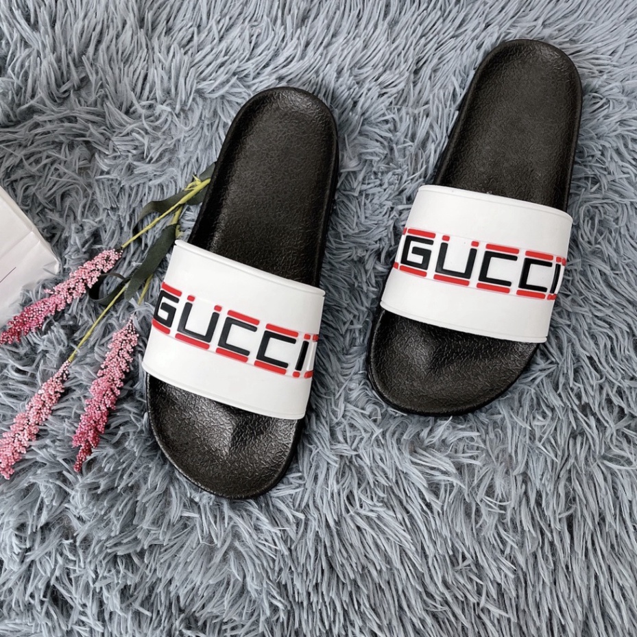 Dép Thể Thao Nam Nữ Gucci Chẩt Liệu Cao Su Kiểu Dáng Unisex