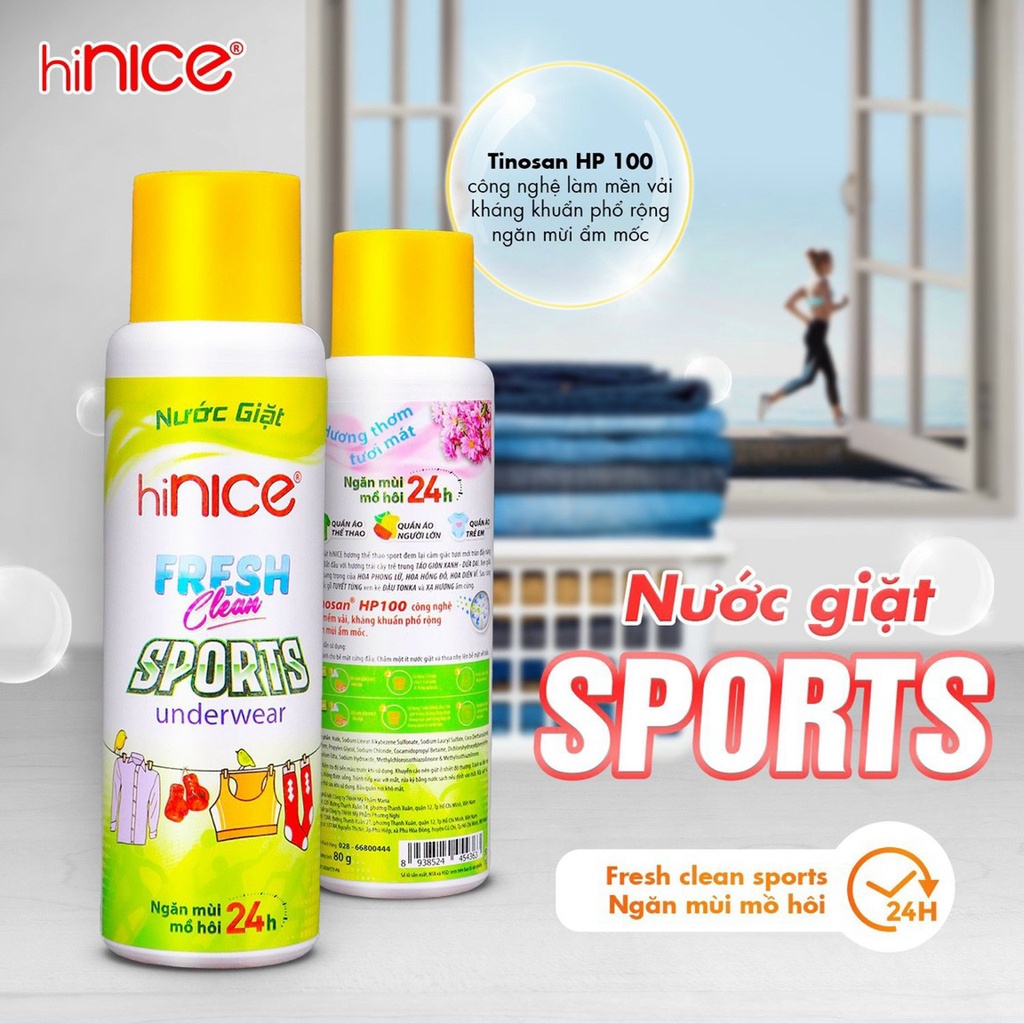 COMBO 5 chai Nước giặt MINI ngăn mùi ẩm mốc