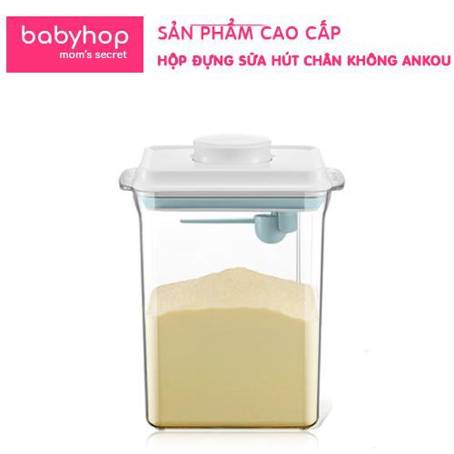 Hộp trữ sữa Ankou Babyhop cho bé loại cao cấp, có hút chân không