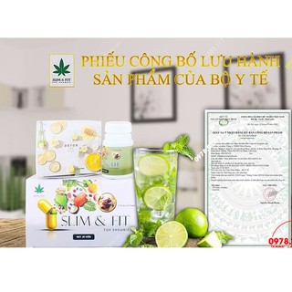 GIẢM CÂN SLIM & FIT PLUS MẪU MỚI TẶNG 10 DETOX THANH NHIỆT ĐẸP DA