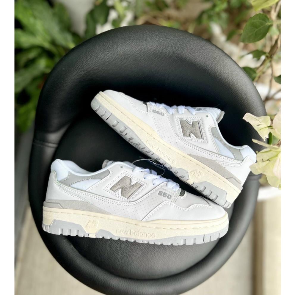 Giày Sneaker NB New 550 White Grey|NB Trắng Xám Siêu CẤp-Ảnh Tự Chụp