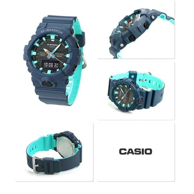 Đồng hồ nam dây nhựa G-SHOCK chính hãng Casio Anh Khuê GA-800CC-2ADR