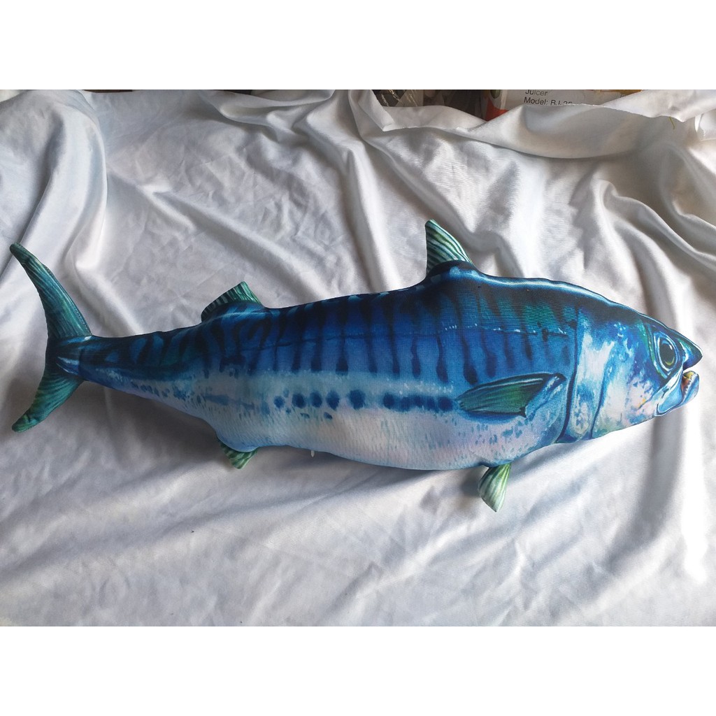 Gối Ôm Hình Cá Biển - Gối Ôm 3D Cá Ngừ Đại Dương thân thuộc làm quà tặng độc đáo cho các bé