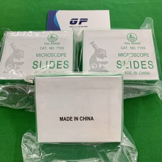 LAM KÍNH HIỂN VI DÙNG MỘT LẦN MICROSCOPE SLIDES (HỘP 50 CÁI)