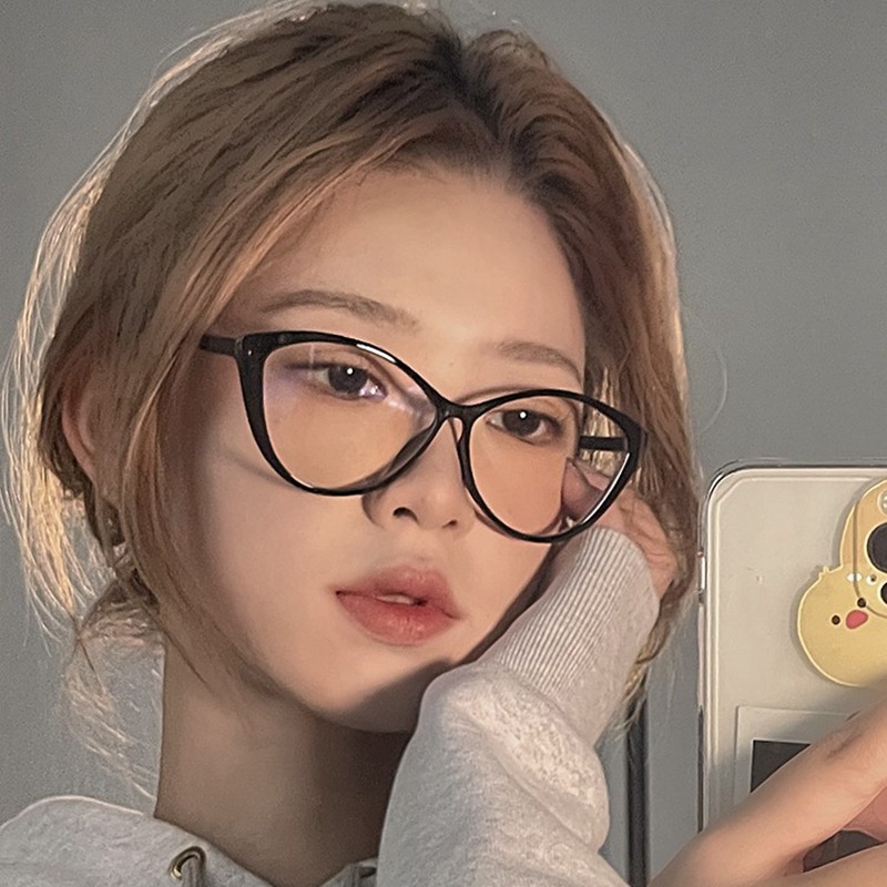 Kính thời trang VIENDO gọng nhựa dẻo kiểu dáng mắt mèo cho nữ