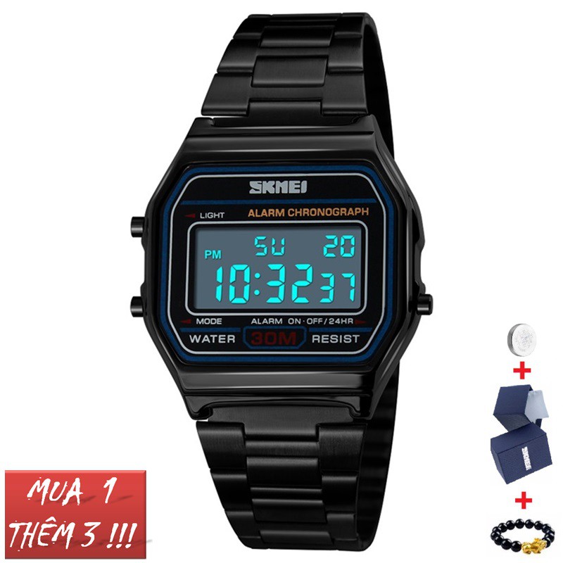 Đồng Hồ Nam Nữ SKMEI 1123 Dây Thép Không Gỉ, Đồng Hồ Điện Tử Trẻ Trung, Năng Động - HÀNG CHÍNH HÃNG [FULLBOX] | BigBuy360 - bigbuy360.vn