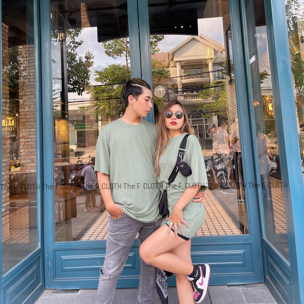 Áo Thun Trơn Unisex Nam Nữ Vải Dày 100% Cotton 4 Chiều Basic Tee Oversize Form Rộng Phông Trơn Phom Rộng Tay Lỡ Chất Hot