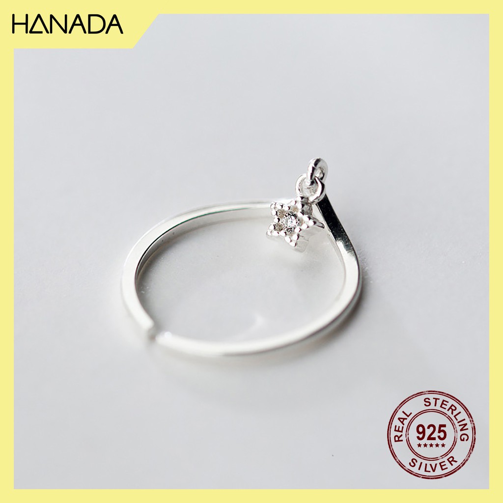 Nhẫn Bạc 925 Hanada R-1-S-0041 Ngôi Sao Nhỏ