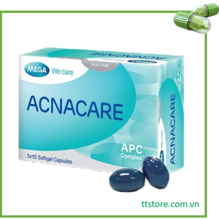 ACNACARE -Viên uống, gel ngừa mụn, kiềm dầu cho cả nam và nữ