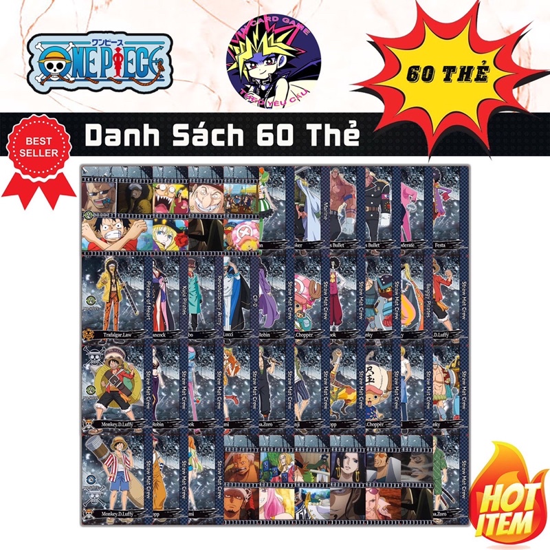 Toonies One Piece phiên bản điện ảnh màu đen - Phim Stampede 60 Thẻ.