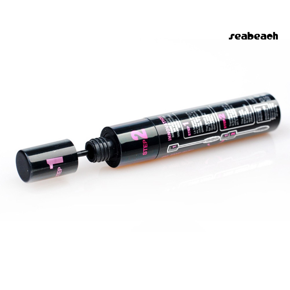 Mascara trang điểm chuốt mi màu đen làm cong và dày 2 trong 1 | BigBuy360 - bigbuy360.vn