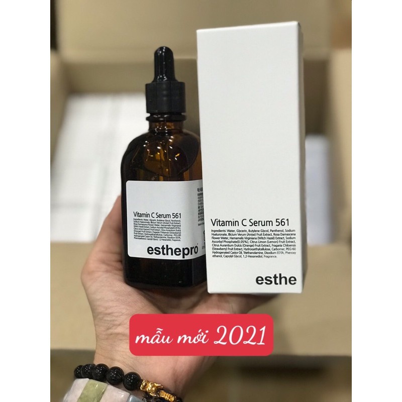 Tinh Chất Serum Vitamin C Esthemax 561 Dưỡng Sáng Da, Thâm Mụn, Đều Màu Da 100ml