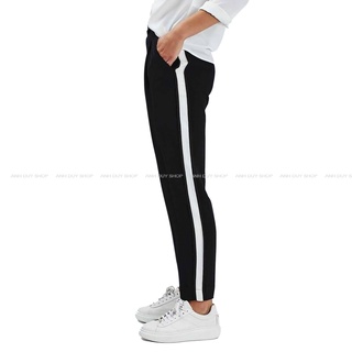 Quần Thể Thao Nam Nữ 1 Sọc Ống Suông Thun Poly Phong Cách Trẻ Trung Năng Động Cá Tính Unisex ANH DUY SHOP