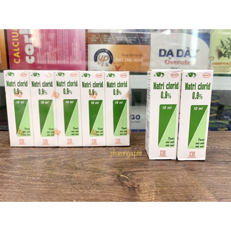 Nước muối sinh lý Natri clorid 0,9% 10ml