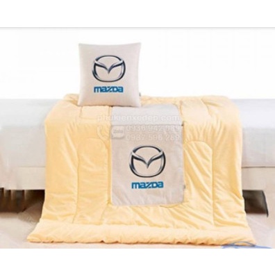 GỐI TỰA LƯNG KÈM CHĂN 2 TRONG 1 CHO XE ÔTÔ LOGO FROD