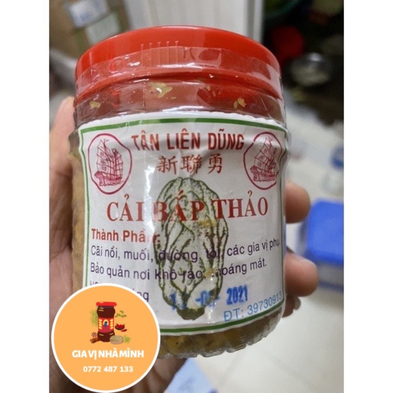 CẢI BẮP THẢO(CẢI XÁ BẤU)ĐÓNG HỘP 80GR-CẢI BẮP THẢO TÂN LIÊN DŨNG