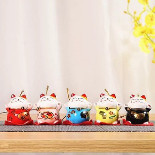 Tượng mèo thần tài may mắn