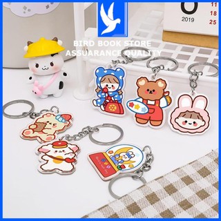 Móc khóa nhựa 1 mặt nhiều hình cute 💕𝑭𝒓𝒆𝒆𝒔𝒉𝒊𝒑💕 Birdbook