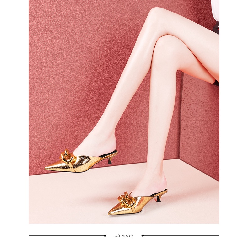 💘 Giày cao gót  thời trang  💘 chống trượt  thoải mái  💘 đế mềm thoáng khí  thiết kế mới