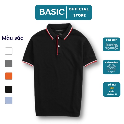 Áo Polo Nam, Áo Phông Polo Xuất Xin Chuẩn Form Trẻ Trung Thanh Lịch - Basic Boutique