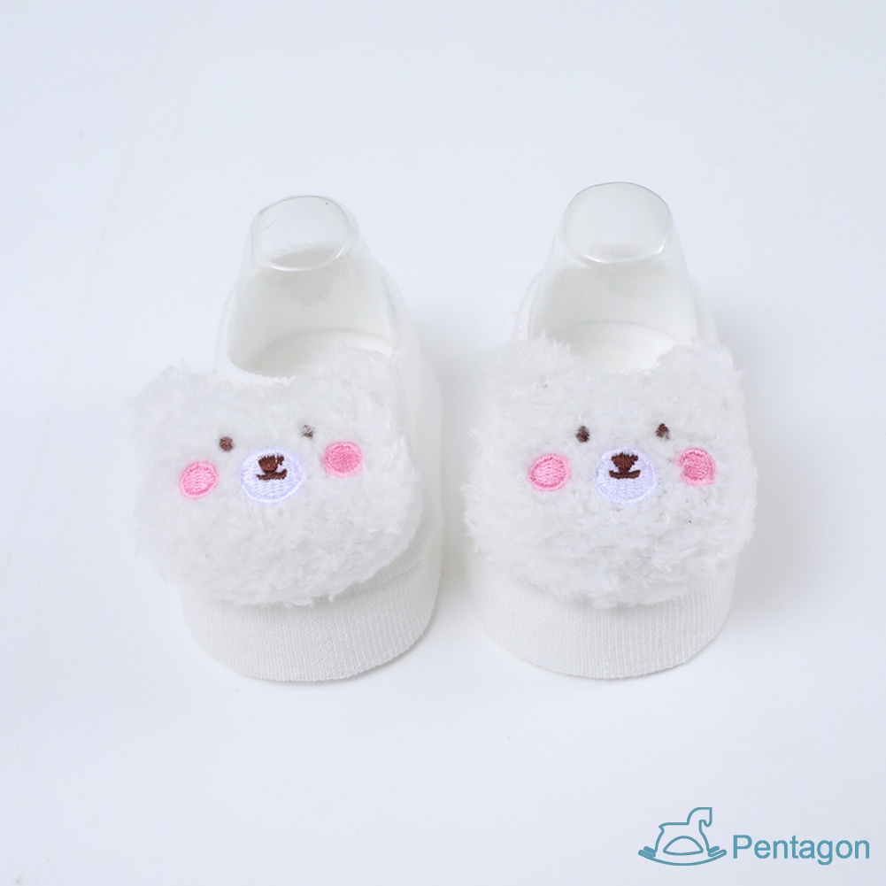 Tất Thuyền Chống Trượt Hình Búp Bê Hoạt Hình Đáng Yêu Cho Trẻ Em