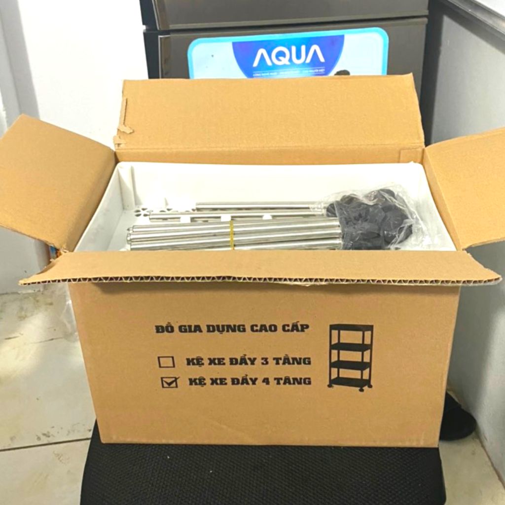 Giá sỉ ⚡️ Kệ để đồ đa năng 3 tầng , 4 tầng có bánh xe nhà tắm nhà bếp chắc chắn