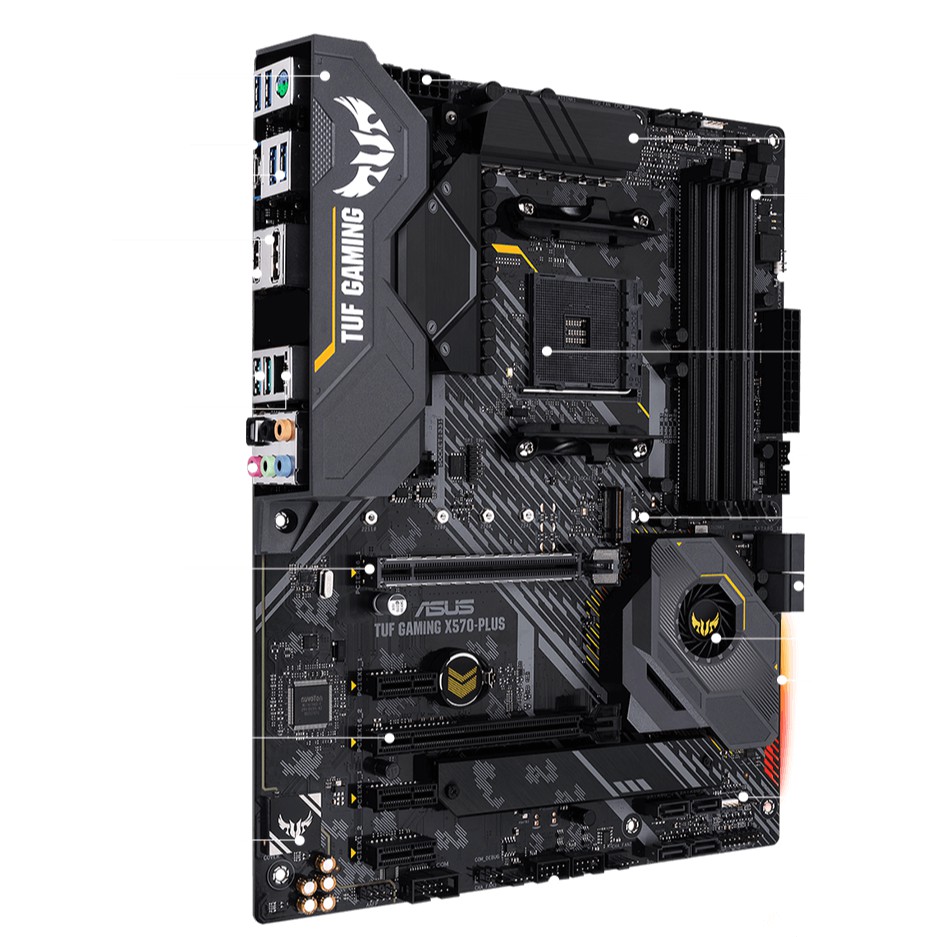 Bo Mạch Chủ Mainboard ASUS TUF GAMING X570-PLUS - Hàng Chính Hãng