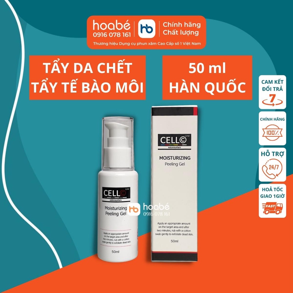 Tẩy Da Chết Tẩy Tế Bào Chết Body Mặt Da Dầu Mụn Môi 50ml Hàn Quốc Chính Hãng DCPX HOA BÉ