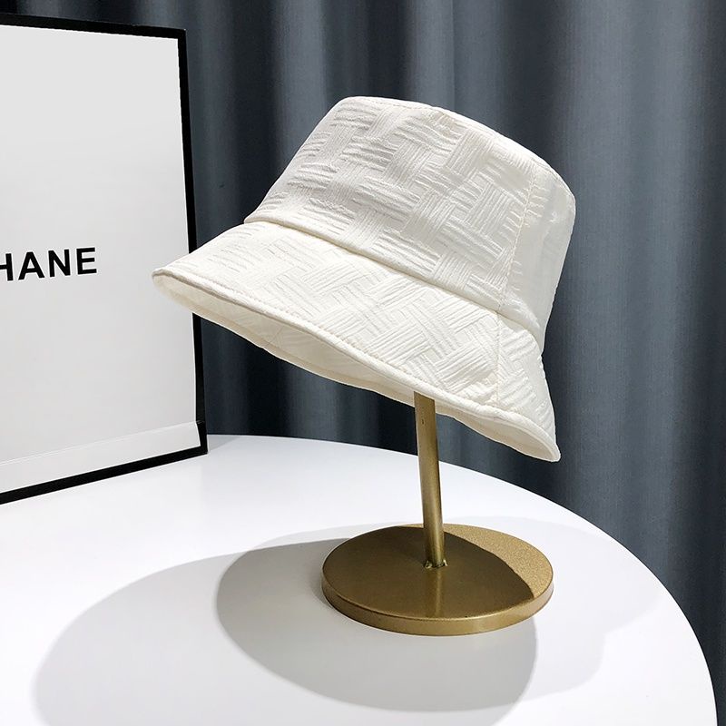 Nón Bucket Tai Bèo Vải Cotton Gân Đan Xinh Xắn