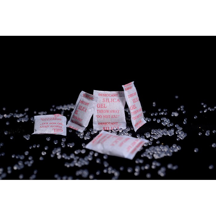 [SIÊU HÚT] Đóng gói 1kg gói hút ẩm silica gel bảo quản thực phẩm, hút ẩm giày dép, linh kiện điện tử, máy óc. tủ quần áo