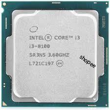 CPU intel I3 - 8100 Tray không box+tản