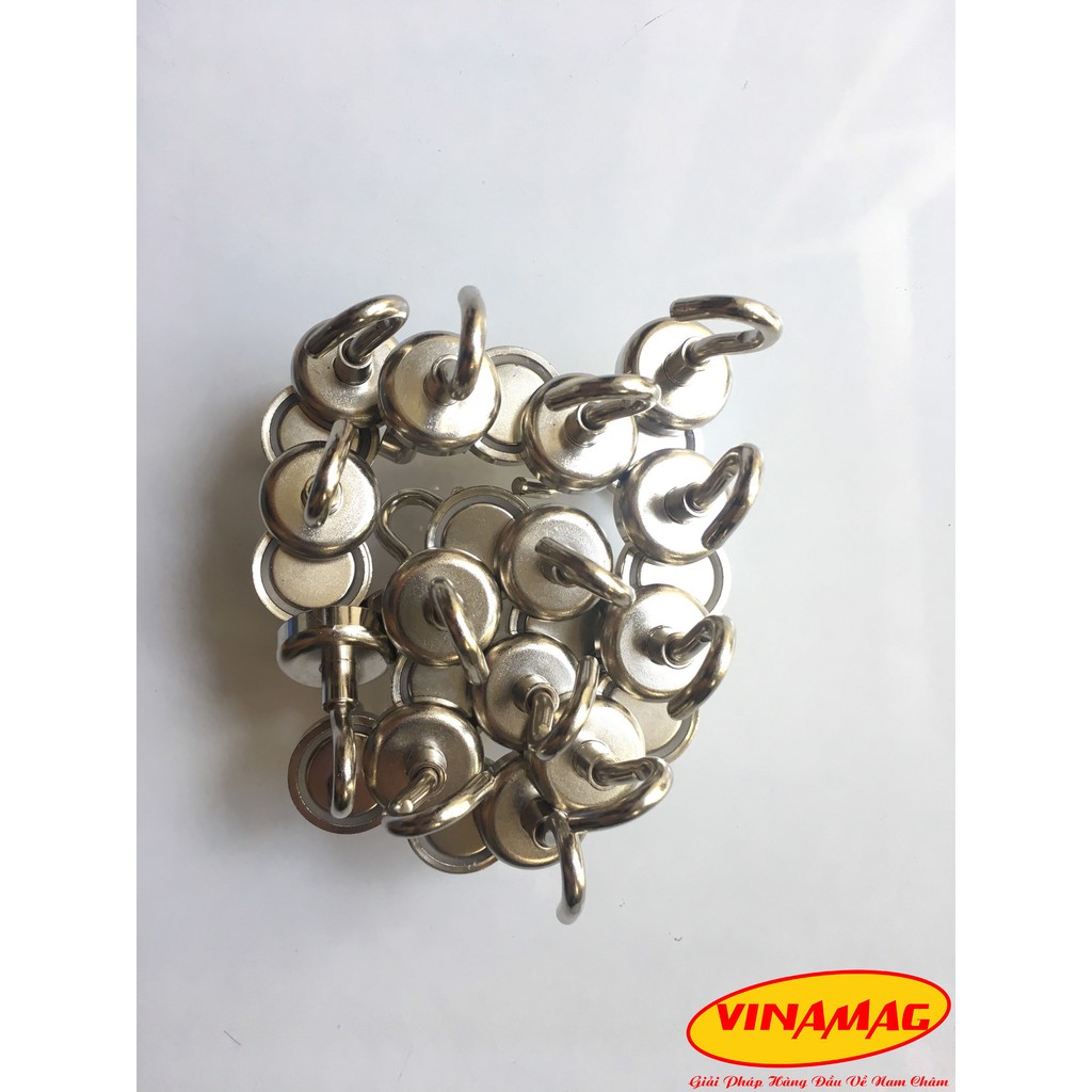 Móc treo đồ nam châm siêu mạnh, móc treo nam châm cực mạnh D16, D25, D32