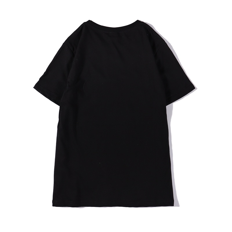 Áo thun thể thao cotton tay ngắn thêu chữ champion phong cách đường phố kích thước lớn cho cặp đôi