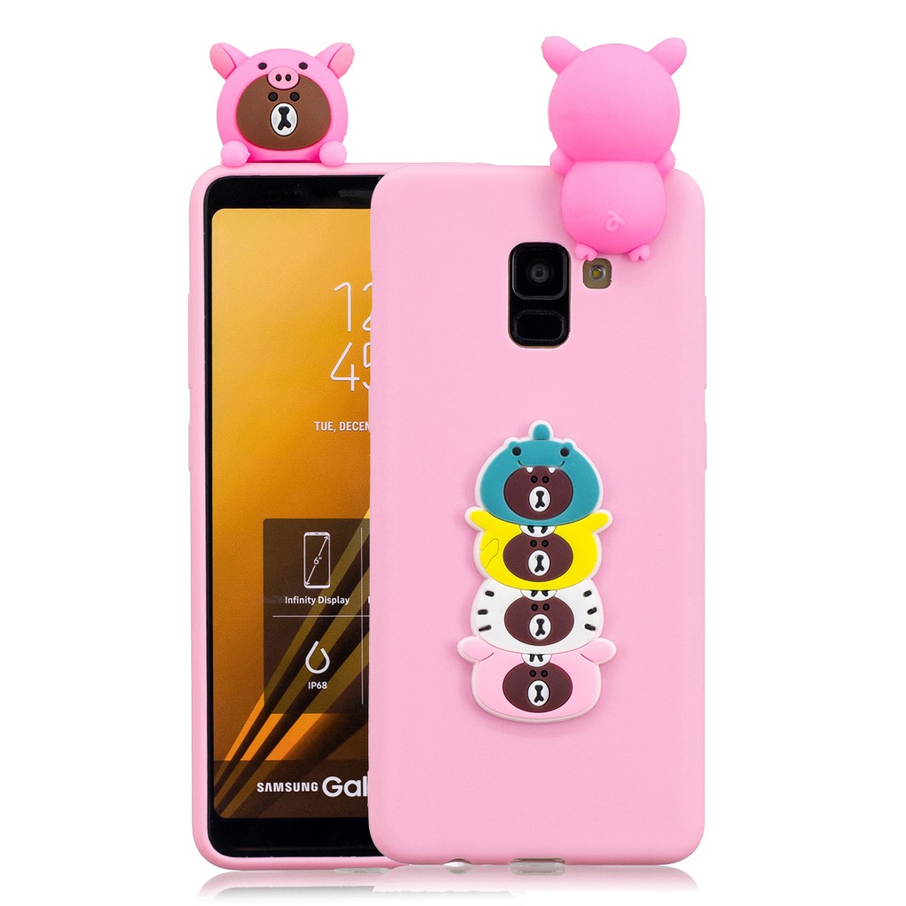 Ốp điện thoại silicon mềm in hình hoạt hình cho điện thoại Samsung A8 Plus 2018 | BigBuy360 - bigbuy360.vn