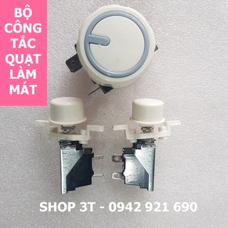 Bộ công tắc quạt hơi nước cơ- Bộ công tắc quạt điều hòa cơ phù hợp hầu hết các loại quạt điều hòa chỉnh cơ