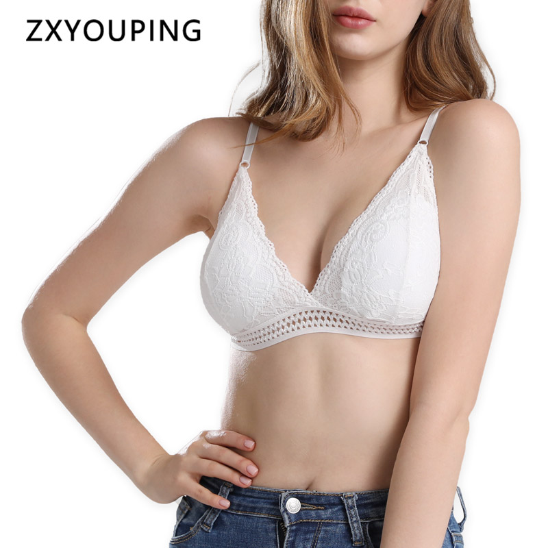 Áo Ngực Phối Ren Quyến Rũ Cho Nữ Size M-Xl