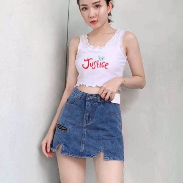 [Mã WASTUP giảm 10% tối đa 30K đơn 99K] ÁO CROPTOP THÊU CHỮ SẮC NÉT CÓ MÚT NGỰC | BigBuy360 - bigbuy360.vn